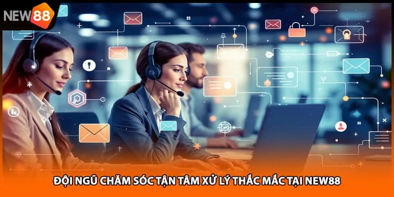 Đội ngũ chăm sóc tận tâm xử lý thắc mắc tại NEW88 Đội ngũ chăm sóc tận tâm xử lý thắc mắc tại NEW88
