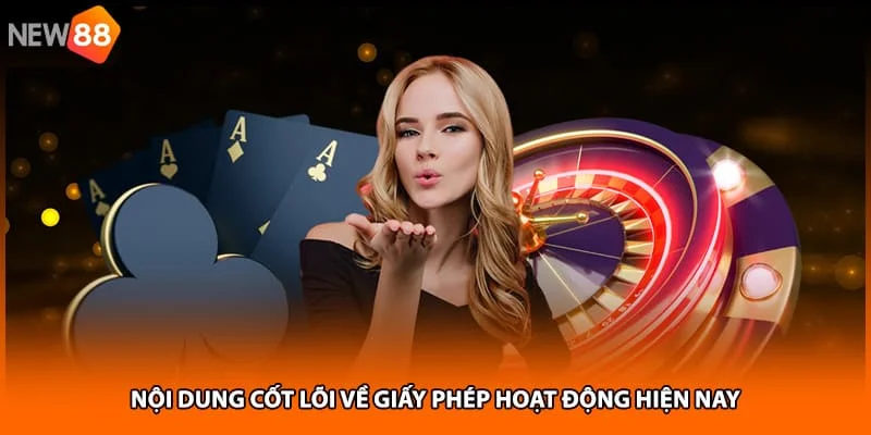 Nội dung cốt lõi về giấy phép hoạt động hiện nay